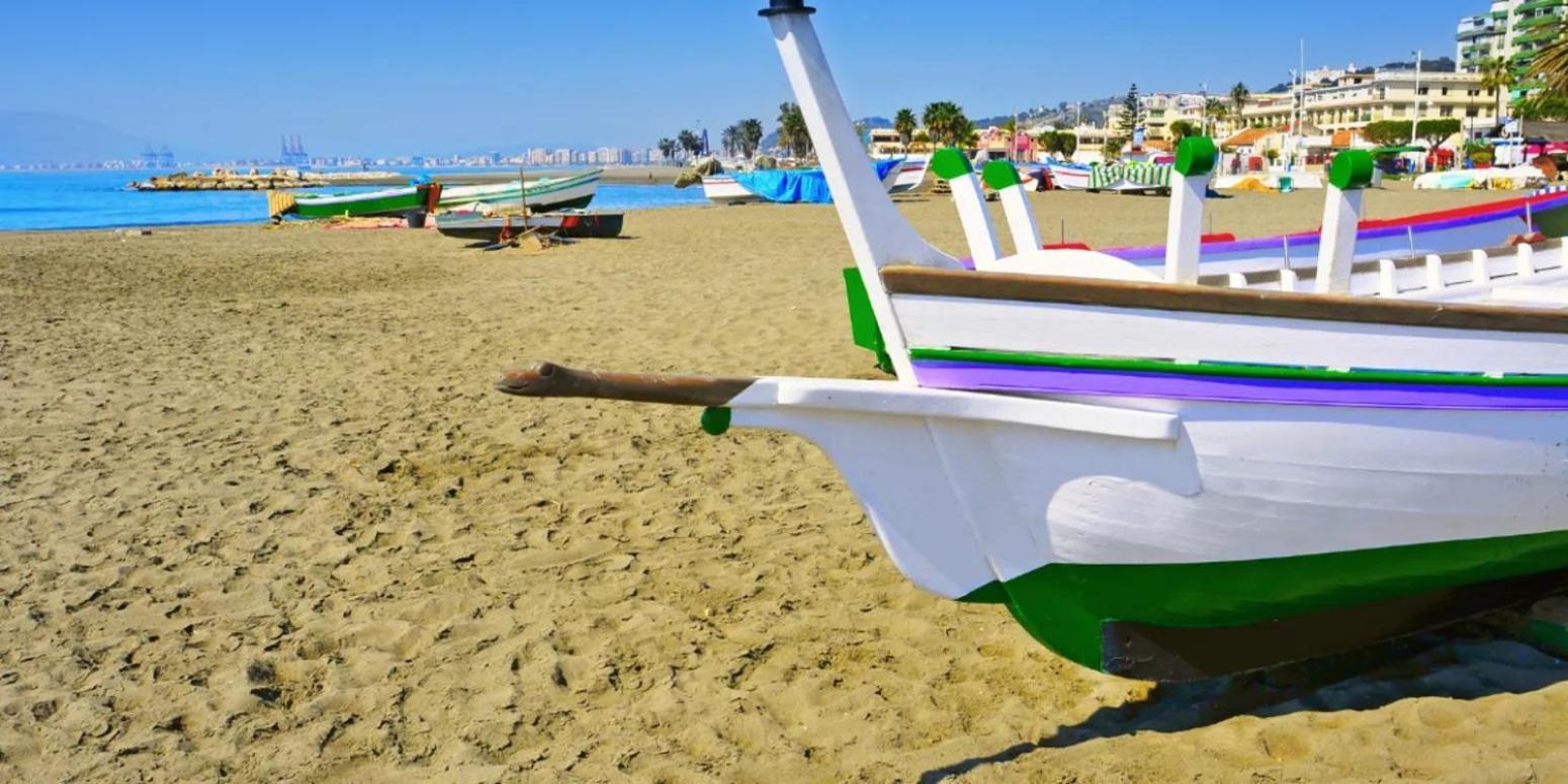 Apartmán Pedregalejo Playa, Piscina Y Parking Màlaga Exteriér fotografie